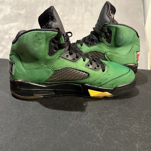 Jordan 5 Retro Oregon 2020 Mens 9 Green CK6631-307 Athletic Basketball Sneakers main image 5